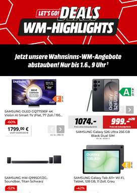 MediaMarkt-Prospekt von Freitag 15.05.