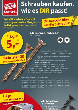 Sonderpreis Baumarkt-Prospekt von Samstag 28.03.