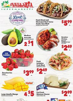 Vallarta weekly ad from Wednesday 03/18