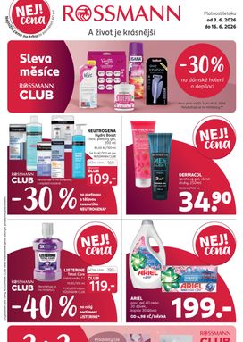 Rossmann leták od středy 03.06.