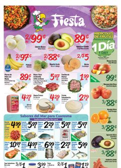 Fiesta Mart weekly ad from Wednesday 03/25