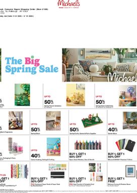 Michaels weekly ad from Sunday 03/08