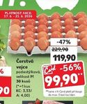 Čerstvá vejce podestýlková, velikost M 30 kusů
