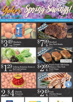 Yoke's weekly ad from Wednesday 03/25