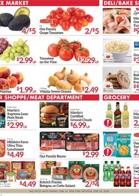 Martin's Super Markets weekly ad from Sunday 06/14