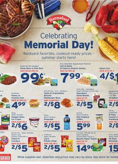 Hannaford weekly ad from Sunday 05/17