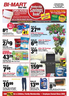 Bi-Mart weekly ad from Tuesday 05/19