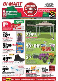 Bi-Mart weekly ad from Tuesday 03/24