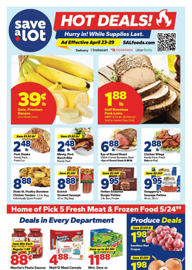 Save a Lot weekly ad from Thursday 04/23