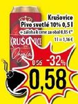 Krušovice 0,5 l