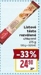 Listové těsto rozválené 275 g