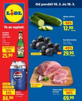 Lidl leták od pondělí 16.03.