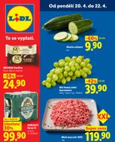 Lidl leták od pondělí 20.04.