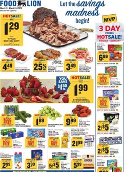 Food Lion weekly ad from Wednesday 03/18