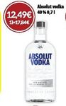 Absolut vodka 0,7 l