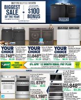 Menards - Appliance Event