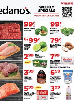Sedano's weekly ad from Wednesday 06/24