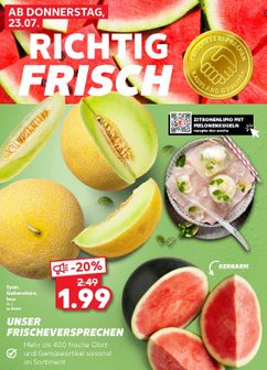 Kaufland-Prospekt von Donnerstag 23.07.