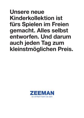 Zeeman-Prospekt von Samstag 21.03.