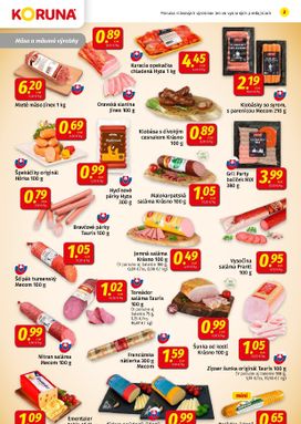 Koruna leták platný od piatku 05.06.