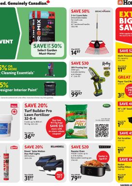Home Hardware flyer from Thursday 03-12