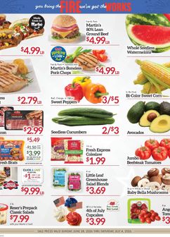 Martin's Super Markets weekly ad from Sunday 06/28