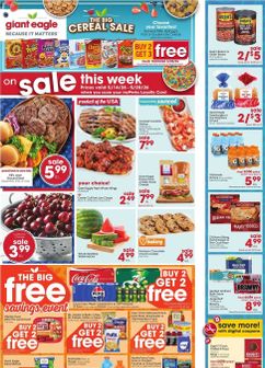 Giant Eagle weekly ad from Thursday 05/14