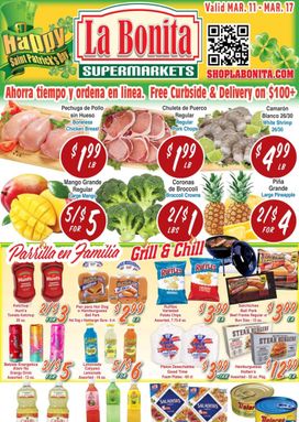 La Bonita weekly ad from Wednesday 03/11