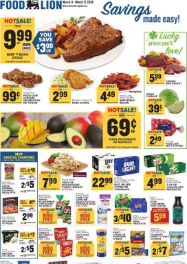 Food Lion weekly ad from Wednesday 03/11