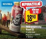 Velkopopovický Kozel 12 pivo 0,5 l