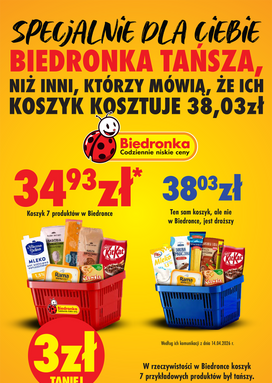 Biedronka leták od čtvrtka 23.04.
