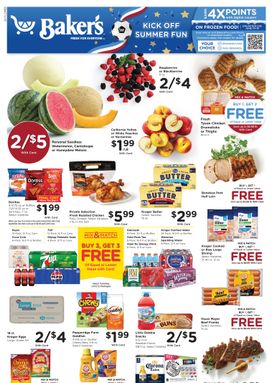 Baker's weekly ad from Wednesday 06/10