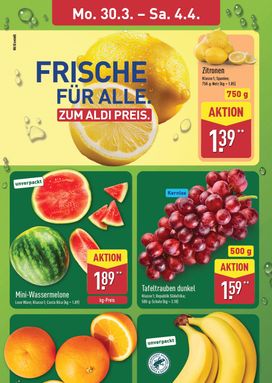 ALDI Nord-Prospekt von Montag 30.03.