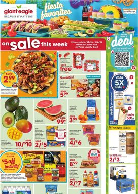 Giant Eagle weekly ad from Thursday 04/30