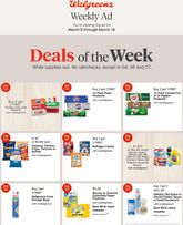 Walgreens weekly ad from Sunday 03/08