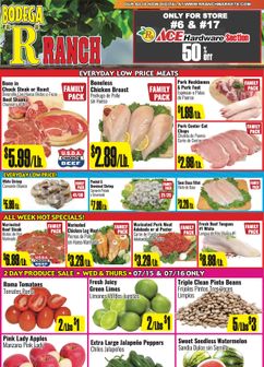 R Ranch Market weekly ad from Wednesday 07/15