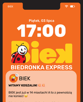 Biedronka Poľsko - BIEK