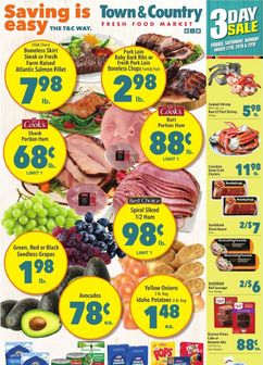 Town & Country Markets weekly ad from Wednesday 03/25