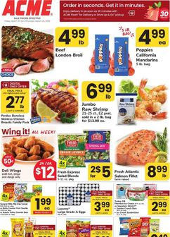 ACME weekly ad from Friday 03/20