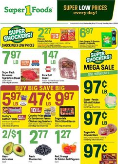 Super 1 Foods weekly ad from Wednesday 05/27
