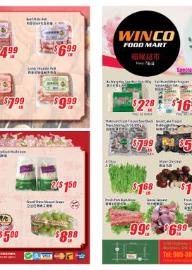 Winco Food Mart flyer from Thursday 03-19