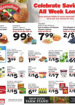 Hannaford weekly ad from Sunday 07/26