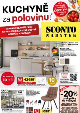 Sconto nábytek leták od středy 04.03.