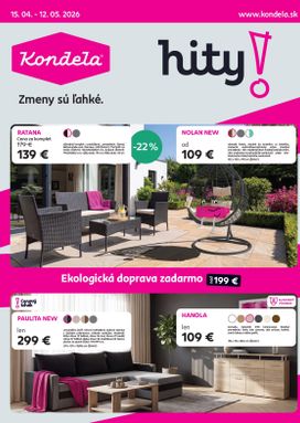 Kondela leták platný od stredy 15.04.