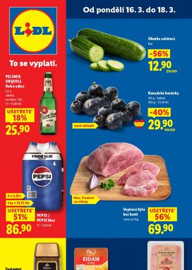 Lidl leták od pondělí 16.03.