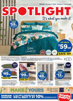 Spotlight Catalogue Valid from Thursday 05/03