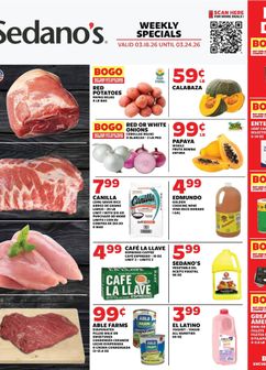 Sedano's weekly ad from Wednesday 03/18