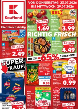 Kaufland Německo leták od čtvrtka 23.07.