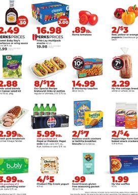 Hy Vee weekly ad from Monday 04/27