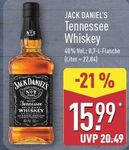 JACK DANIEL'S Tennessee Whiskey 0,7 l